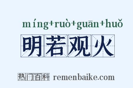 明若观火是什么意思的图片